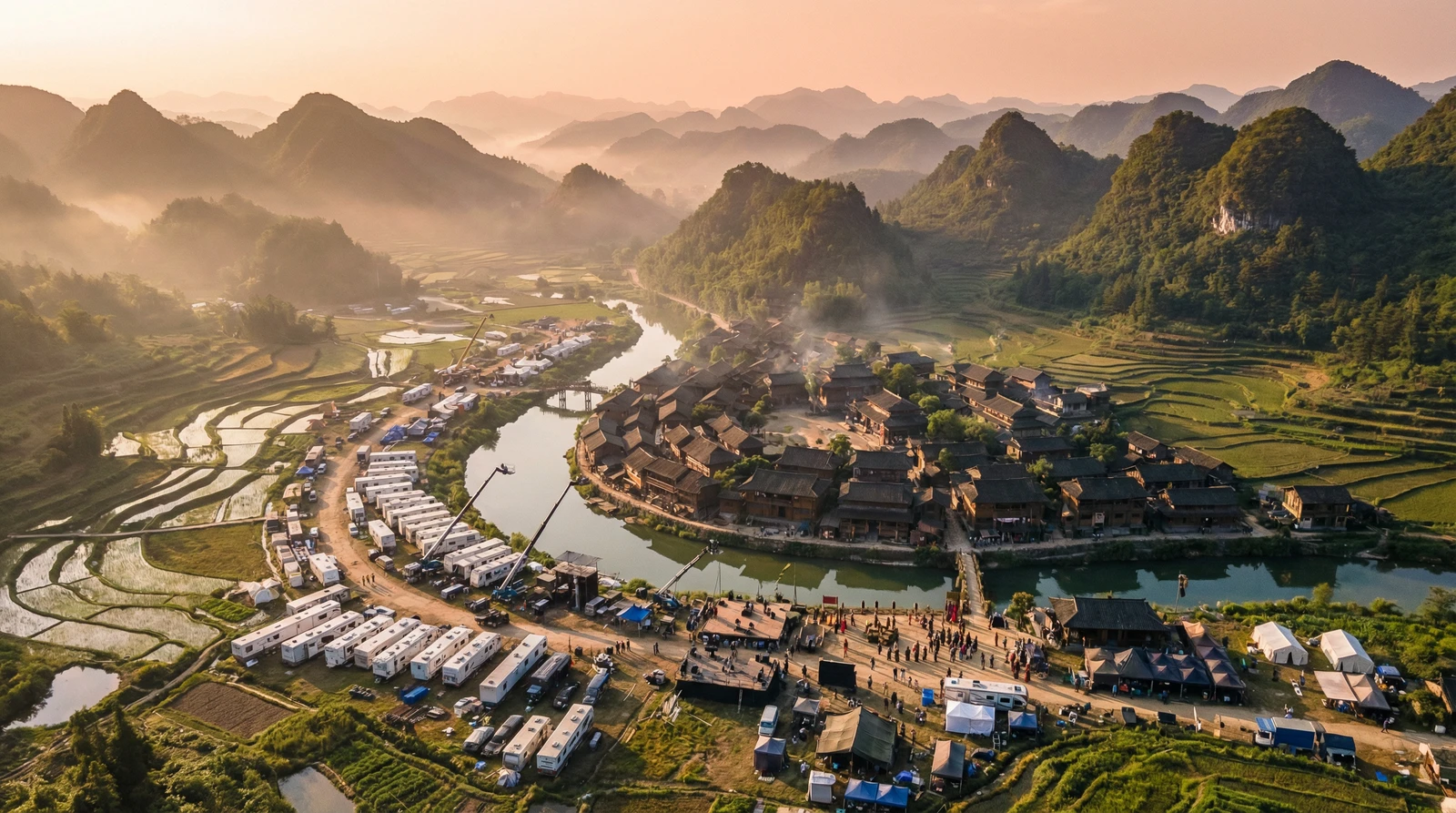 海角社区海角社区栏目航拍外景拍摄基地全景