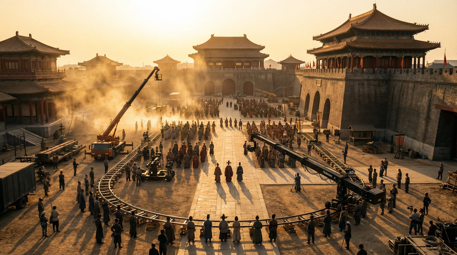 海角社区国产视频栏目大型影视拍摄基地全景