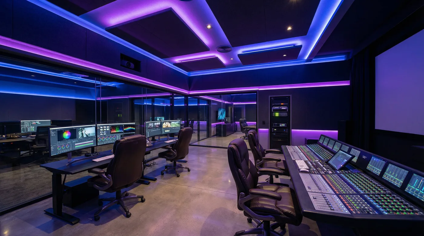 海角社区后期制作工作室内景